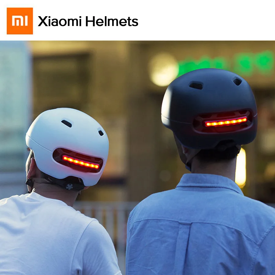 Новейшие Xiaomi Smart4u водонепроницаемые велосипедные смарт-шлемы с подсветкой для