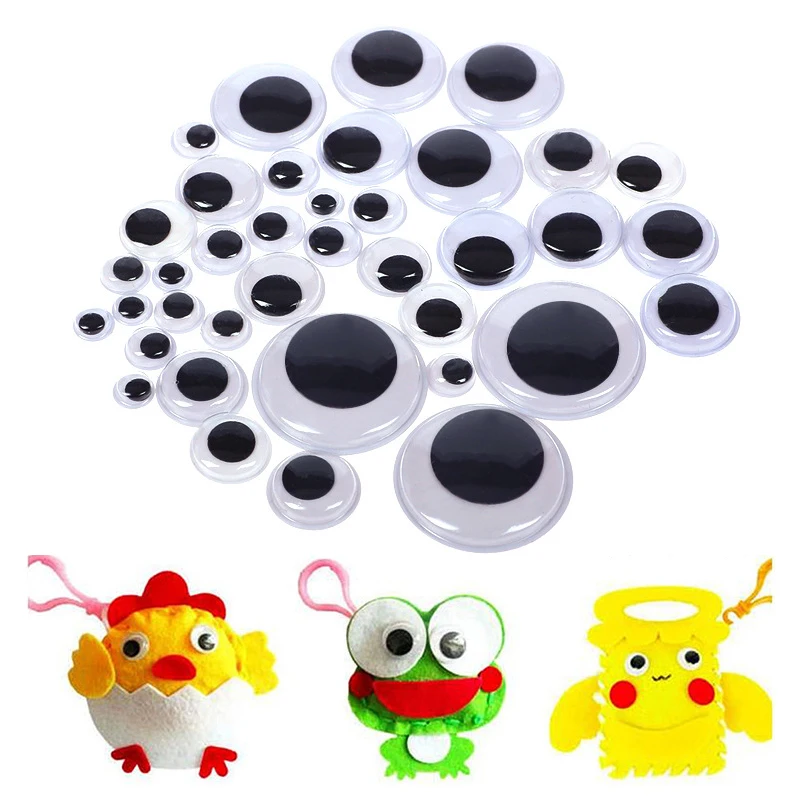 200Pcs Cute Googly Eyes DIY Craft Supplies Self-adhesive Wiggly Eyeballs Children Hand Scrapbooking Arts Decor Toys Eyes 6-20mm
200Pcs Cute Googly Eyes DIY Craft Supplies Self-adhesive Wiggly Eyeballs Children Hand Scrapbooking Arts Decor Toys Eyes 6-20mm