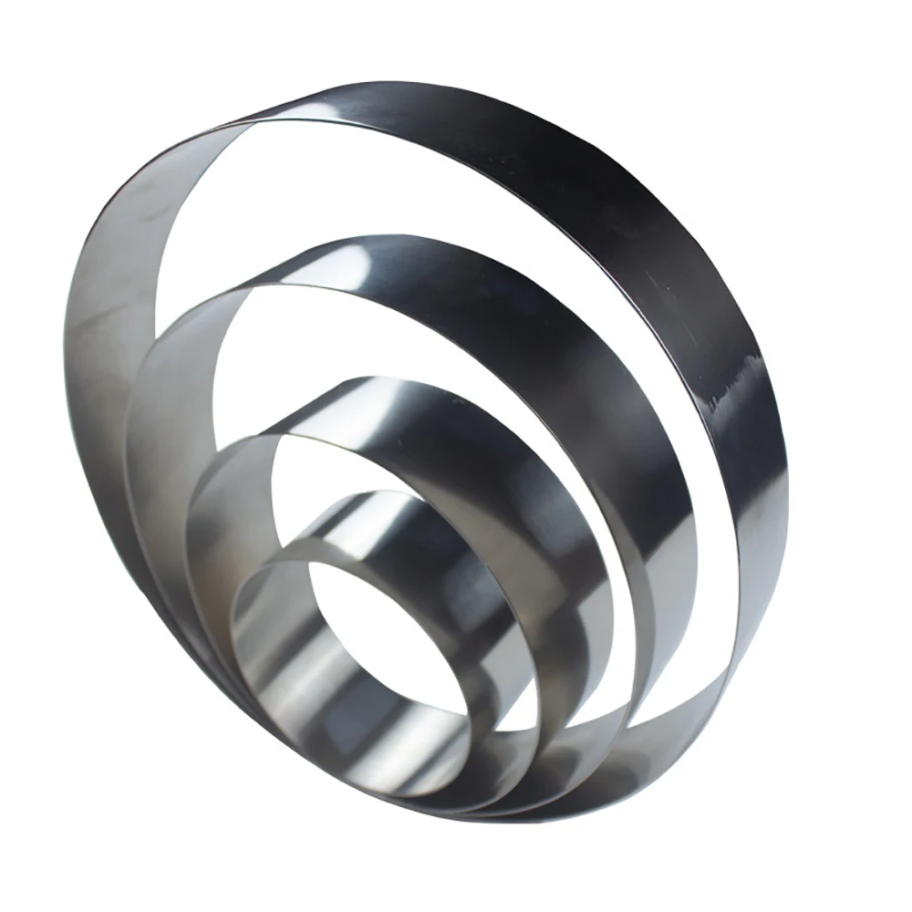 GODWJ Stainless Steel Cake Mold Round Mousse Cake Ring Mousse Circle Baking Mold Tools Home Cheese Cake Decorating Tools
GODWJ Stainless Steel Cake Mold Round Mousse Cake Ring Mousse Circle Baking Mold Tools Home Cheese Cake Decorating Tools