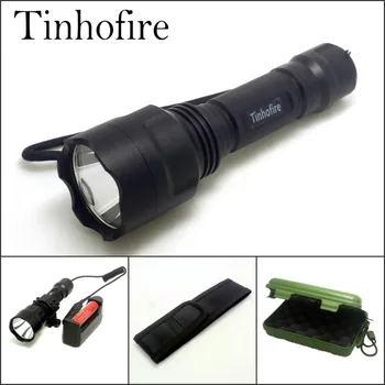 Tinhofire C8 XML T6 LED 2000 Lumens 5-mode LED Flashlight Torch Lamp Camping Fishing Bike Light Battery Remote control Box
Tinhofire C8 XML T6 LED 2000 Lumens 5-mode LED Flashlight Torch Lamp Camping Fishing Bike Light Battery Remote control Box