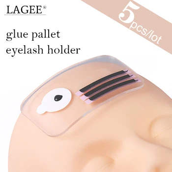 LAGEE 5 pcs head Silicone Eyelash Extension glue pallet eyelash holder Pad soft silicon eyelash Tools Flexible
LAGEE 5 pcs head Silicone Eyelash Extension glue pallet eyelash holder Pad soft silicon eyelash Tools Flexible