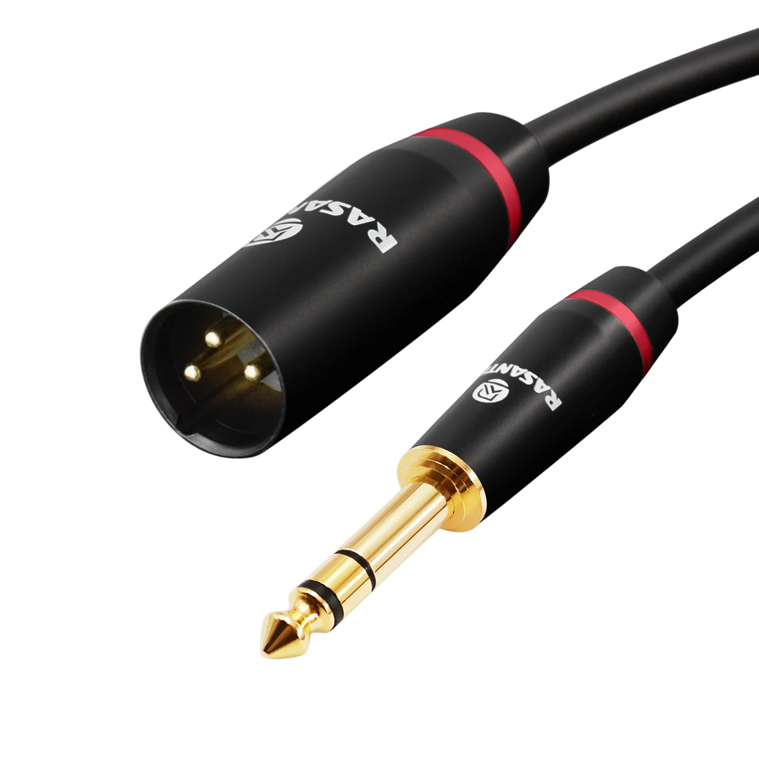 Rasantek 6.35mm/6.5mm Jack to XLR Cable Male to Male Professional audio Cable for Microphones Speakers Sound Consoles Amplifier
Rasantek 6.35mm/6.5mm Jack to XLR Cable Male to Male Professional audio Cable for Microphones Speakers Sound Consoles Amplifier