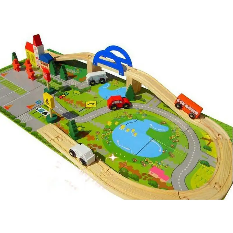 40 pcs, free shipping, the wooden rail intersection, traffic scene building blocks, building urban railway track
40 pcs, free shipping, the wooden rail intersection, traffic scene building blocks, building urban railway track