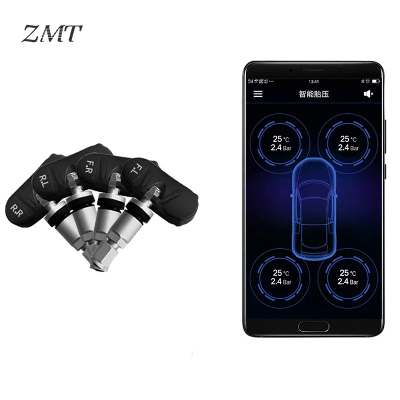 Tire Pressure Monitoring System Mobile Bluetooth APP Monitor Built-in Auto Car Universal Tire Detection LCD Display System Q0248
Tire Pressure Monitoring System Mobile Bluetooth APP Monitor Built-in Auto Car Universal Tire Detection LCD Display System Q0248