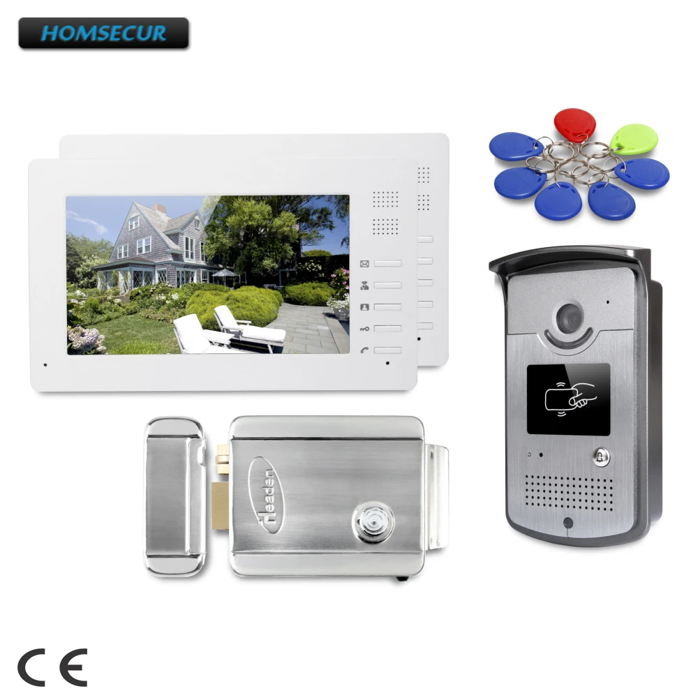 HOMSECUR 7inch Wired Video Door Phone Intercom System with Intra-monitor Audio Intercom XC001+XM706
HOMSECUR 7inch Wired Video Door Phone Intercom System with Intra-monitor Audio Intercom XC001+XM706