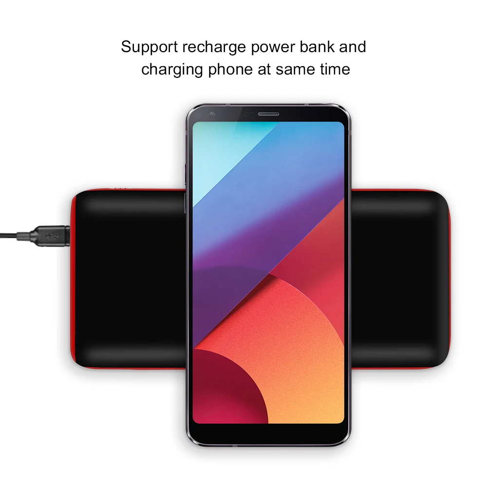 Wireless Charge Power Bank Portable 20000mAh Ultra-thin Powerbank Mobile Phone 2.1A Output Li-Polymer External Batteries
Wireless Charge Power Bank Portable 20000mAh Ultra-thin Powerbank Mobile Phone 2.1A Output Li-Polymer External Batteries