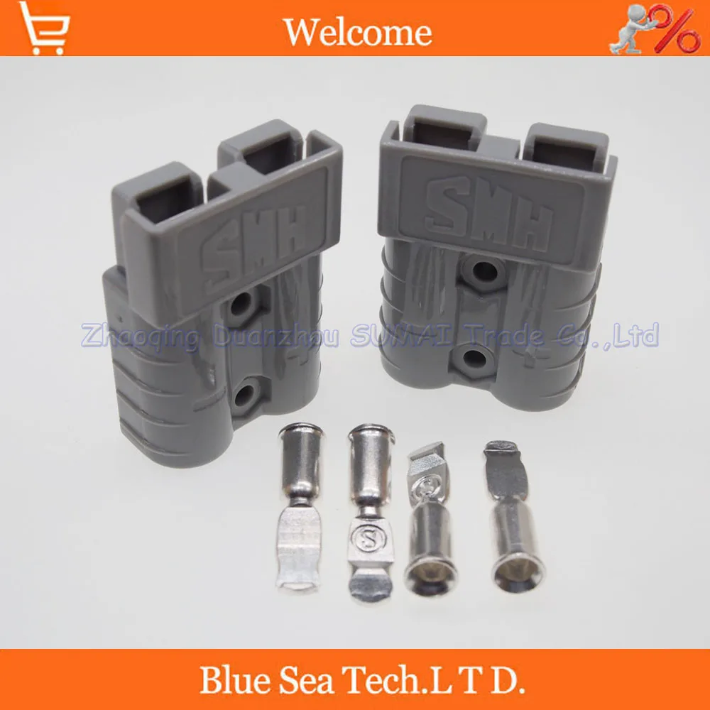 New 2Pin SMH 50A 600V Power Connector Battery Plug with Pin Connectors sets For Forklift Stacker electrocar
New 2Pin SMH 50A 600V Power Connector Battery Plug with Pin Connectors sets For Forklift Stacker electrocar