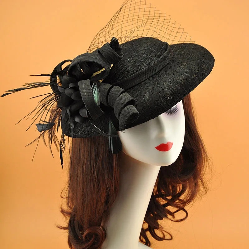 Party lady European style hat hair ornaments hair accessories for women flower headband fashion show feather headpiece
Party lady European style hat hair ornaments hair accessories for women flower headband fashion show feather headpiece
