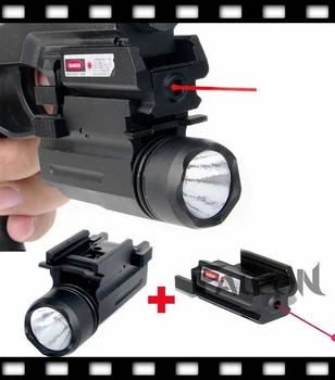 Tactical Mini Adjustable Compact Red Dot Laser Sight Fit For M9 and colt 1911 + LED Flashlight Combo Hunting Laser for Pistol
Tactical Mini Adjustable Compact Red Dot Laser Sight Fit For M9 and colt 1911 + LED Flashlight Combo Hunting Laser for Pistol