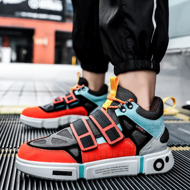 X Brand Fashion Outdoor Colorful Platform Men‘s Casual Shoes Comfortable Microfiber High Top Men Sneakers Zapatillas Hombre 2022
X Brand Fashion Outdoor Colorful Platform Men‘s Casual Shoes Comfortable Microfiber High Top Men Sneakers Zapatillas Hombre 2022