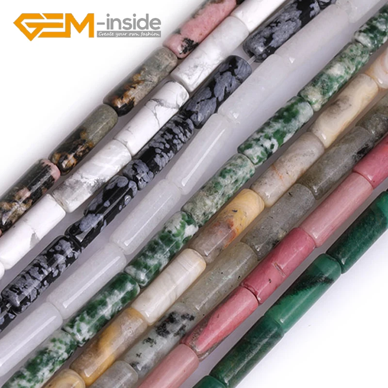 Natural 4x13mm Column Tube Shape Assorted Natural Stone Loose Beads for Jewelry Making DIY Strand 15" Wholesale New
Natural 4x13mm Column Tube Shape Assorted Natural Stone Loose Beads for Jewelry Making DIY Strand 15" Wholesale New