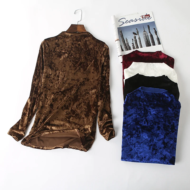 Autumn Winter Turtleneck T Shirt Harajuku Women Long Sleeve Velvet T-Shirts Tees Female Slim Bottoming Shirt Tops Underwear 1672
Autumn Winter Turtleneck T Shirt Harajuku Women Long Sleeve Velvet T-Shirts Tees Female Slim Bottoming Shirt Tops Underwear 1672