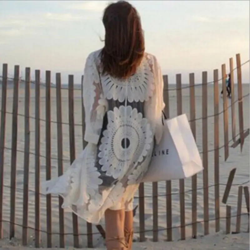 2019 Pareo Beach Cover Up Floral Embroidery Bikini Cover Up Swimwear Women Robe De Plage Beach Cardigan Bathing Suit Cover Ups
2019 Pareo Beach Cover Up Floral Embroidery Bikini Cover Up Swimwear Women Robe De Plage Beach Cardigan Bathing Suit Cover Ups