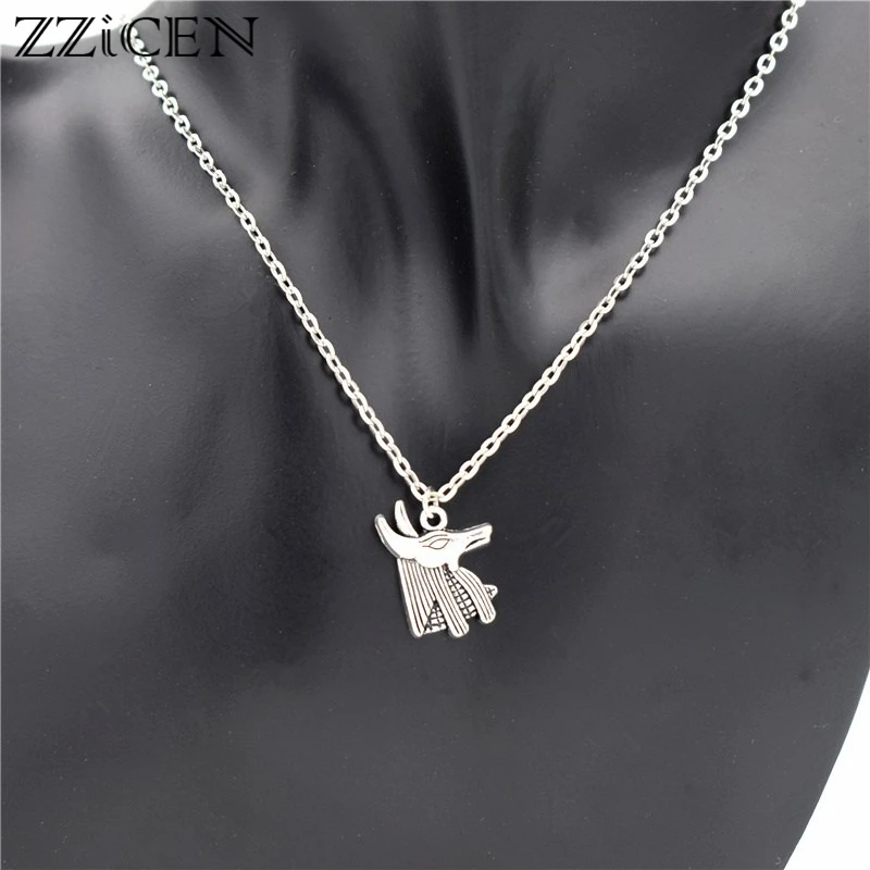 Personality 2018 Vintage Silver Ancient Egypt Anubis Animal Horse Head Pendant Wolf Necklace for Women Men Lucky Amulet Jewelry
Personality 2018 Vintage Silver Ancient Egypt Anubis Animal Horse Head Pendant Wolf Necklace for Women Men Lucky Amulet Jewelry