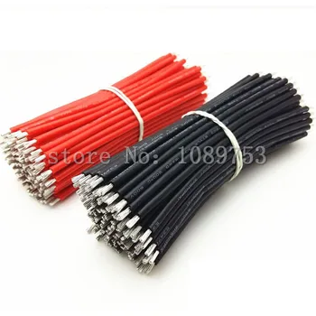 25pairs 24AWG Flexible Silicone Wire Cable Black+Red with Solder Tin 10cm length
25pairs 24AWG Flexible Silicone Wire Cable Black+Red with Solder Tin 10cm length