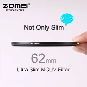 62mm ZOMEI PRO Ultra Slim MCUV 16 Layer Multi Coated Optical Glass MC UV Filter for Canon NIkon Hoya Sony DSLR Camera Lens 62 mm
62mm ZOMEI PRO Ultra Slim MCUV 16 Layer Multi Coated Optical Glass MC UV Filter for Canon NIkon Hoya Sony DSLR Camera Lens 62 mm