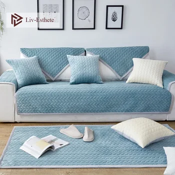 Liv-Esthete Luxury Velvet Blue Sofa Cover Euro Nordic Living Room Corner Sofa Cover Single Double Sizes Combination Slipcovers
Liv-Esthete Luxury Velvet Blue Sofa Cover Euro Nordic Living Room Corner Sofa Cover Single Double Sizes Combination Slipcovers