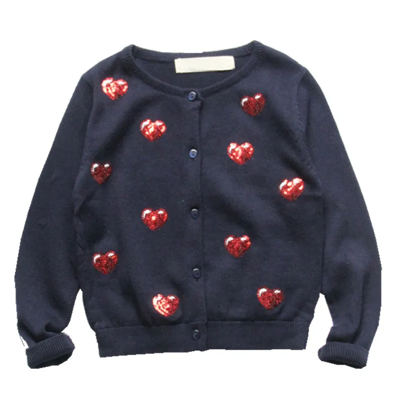 Autumn Baby cardigan navy sequines Girls sweater Kids Knitting Children clothes little cute boutiques
Autumn Baby cardigan navy sequines Girls sweater Kids Knitting Children clothes little cute boutiques