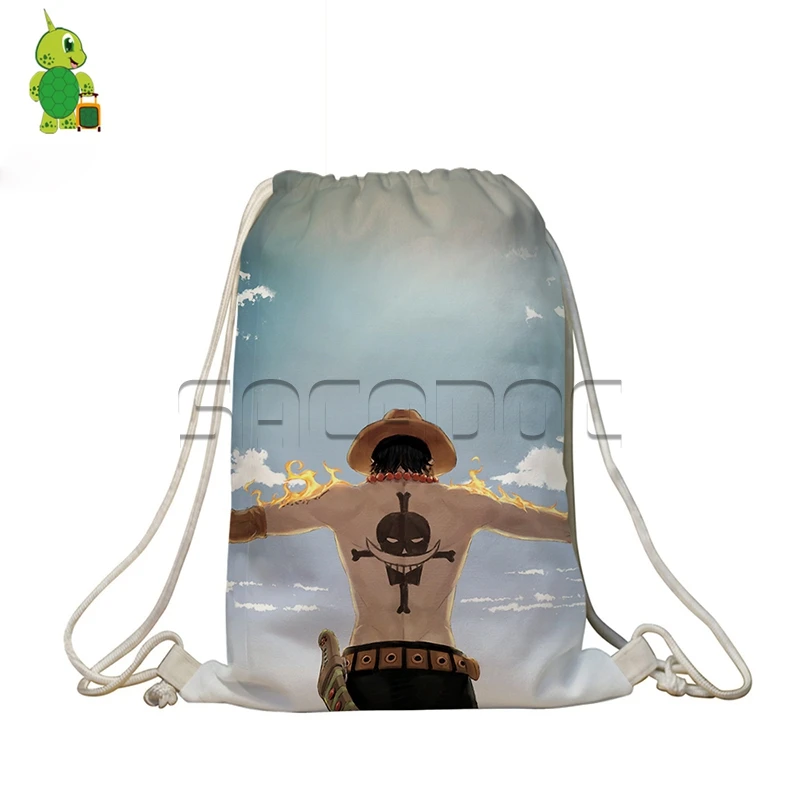 Anime One Piece Luffy Ace Printed Drawstring Bag Portable Travel Bags for Teenagers Girls Boys School Bags Daily Backpack
Anime One Piece Luffy Ace Printed Drawstring Bag Portable Travel Bags for Teenagers Girls Boys School Bags Daily Backpack