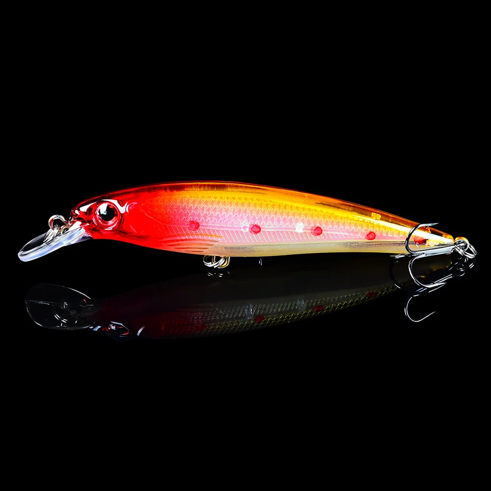 1PCS Minnow fishing lure 3D eyes 11cm 13.8g Bait Isca Artificial wobbler 4# Hook Carp Fishing Tackle
1PCS Minnow fishing lure 3D eyes 11cm 13.8g Bait Isca Artificial wobbler 4# Hook Carp Fishing Tackle
