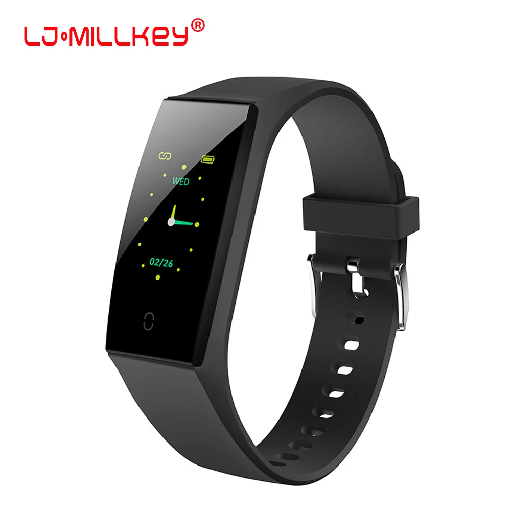 Smart Band Heart Rate Blood Pressure Monitor High Brightness Colorful Screen Smart Bracelet Wristband Notification LJ-MILLKEY
Smart Band Heart Rate Blood Pressure Monitor High Brightness Colorful Screen Smart Bracelet Wristband Notification LJ-MILLKEY