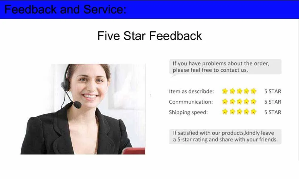 feedback and service