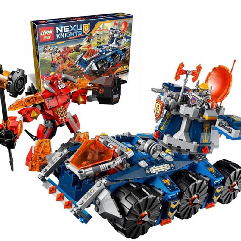 704Pcs Bela 14022 Nexoes Knights Axl Axls Tower Carrier Combination Marvels Building Blocks Kits Toys Compatible 70322
704Pcs Bela 14022 Nexoes Knights Axl Axls Tower Carrier Combination Marvels Building Blocks Kits Toys Compatible 70322
