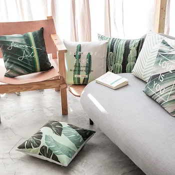 Home Decorative Pillow Case Thick Cotton Linen Pillow Cover Cactus Green Plants Tropical Cushion Cover 45x45cm For Sofa Bed Zip
Home Decorative Pillow Case Thick Cotton Linen Pillow Cover Cactus Green Plants Tropical Cushion Cover 45x45cm For Sofa Bed Zip