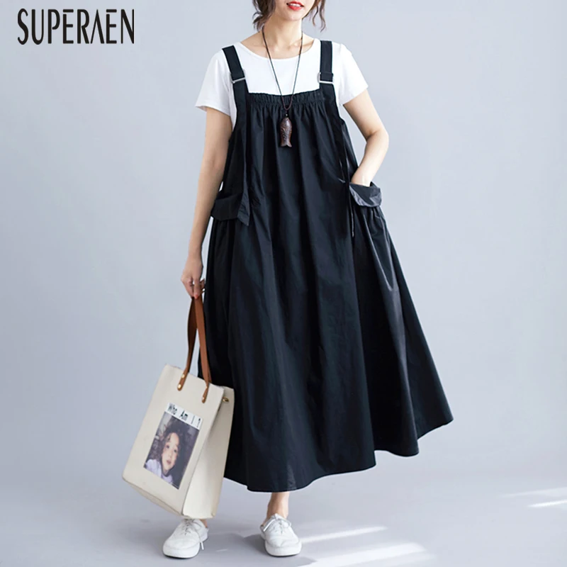 SuperAen Women Sleeveless Dress Summer New 2019 Cotton Ladies Dress Solid Color Casual Wild Europe Women Clothing
SuperAen Women Sleeveless Dress Summer New 2019 Cotton Ladies Dress Solid Color Casual Wild Europe Women Clothing