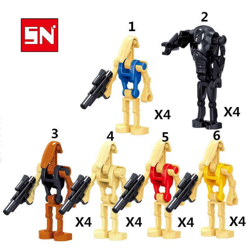 120PCS/LOT C009-014 Star Wars series super hero Robot Building Blocks bricks baby education Toys children gift
120PCS/LOT C009-014 Star Wars series super hero Robot Building Blocks bricks baby education Toys children gift