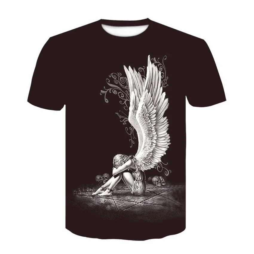 2019 new design T-shirt heavy metal 3D angel girl print T-shirt for men and women, casual harajuku style T-shirt street top
2019 new design T-shirt heavy metal 3D angel girl print T-shirt for men and women, casual harajuku style T-shirt street top