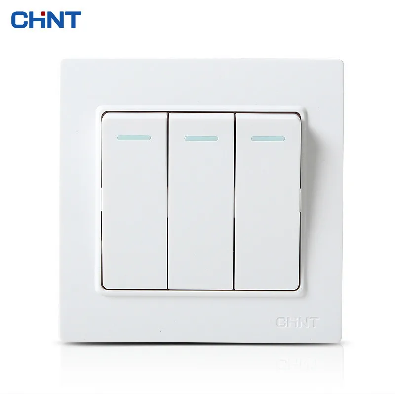 CHNT 86 Type Switch Three Gang Two Way Three Color Light Switch Wall Switch Panel Socket Push Buttont Wall Switch Socket
CHNT 86 Type Switch Three Gang Two Way Three Color Light Switch Wall Switch Panel Socket Push Buttont Wall Switch Socket