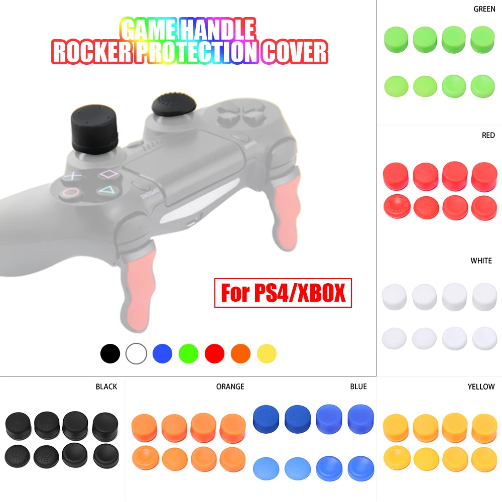 8 PCS Rubber Silicone Cap Thumbstick Thumb Stick Cover Case Skin Joystick Grip Grips For Play Station 4 PS4 Wireless Controller
8 PCS Rubber Silicone Cap Thumbstick Thumb Stick Cover Case Skin Joystick Grip Grips For Play Station 4 PS4 Wireless Controller