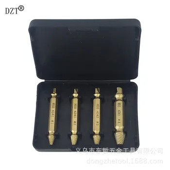 Titanium-plated 4341 broken head screw extractor/sliding tooth breakage removal tool/batch double-ended extractor
Titanium-plated 4341 broken head screw extractor/sliding tooth breakage removal tool/batch double-ended extractor