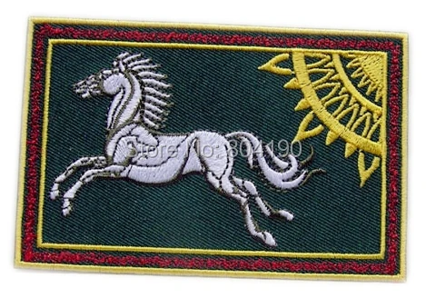 4" Lord of the Rings ROHAN Banner Uniform Patch Movie Series punk rock applique sew on/ iron on patch free embroidery
4" Lord of the Rings ROHAN Banner Uniform Patch Movie Series punk rock applique sew on/ iron on patch free embroidery