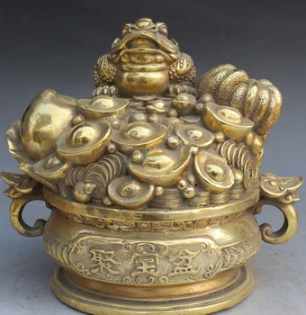 xd 001697 Chinese Bronze Money Wealth Treasure bowl Yuanbao Jinchan Pumpkin Peach Statue
xd 001697 Chinese Bronze Money Wealth Treasure bowl Yuanbao Jinchan Pumpkin Peach Statue