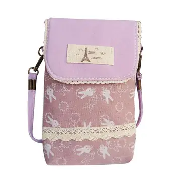 Women Cartoon Rabbit Cotton Linen Crossbody Shoulder Bag Phone Holder Pouch
Women Cartoon Rabbit Cotton Linen Crossbody Shoulder Bag Phone Holder Pouch