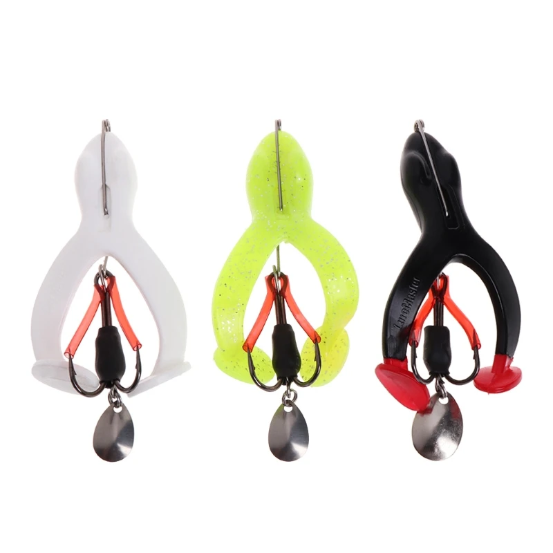 Fishing Bait Artificial Frog Soft Lure Anti Hanging Crankbait 9cm17g Sequin Hook 10166
Fishing Bait Artificial Frog Soft Lure Anti Hanging Crankbait 9cm17g Sequin Hook 10166