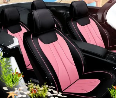 girls' women's high quality fashion pu leather pink purple 5d customized car seat cover set
girls' women's high quality fashion pu leather pink purple 5d customized car seat cover set