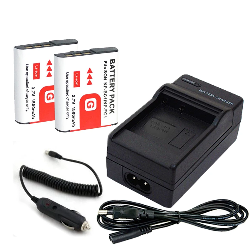 2PCS NP-BG1 NP BG1 Camera Battery + EU/US Charger +car adapter for SONY HX10 W30 DSC-W210 W100 W110 W120 H10 0036 np-bg1
2PCS NP-BG1 NP BG1 Camera Battery + EU/US Charger +car adapter for SONY HX10 W30 DSC-W210 W100 W110 W120 H10 0036 np-bg1
