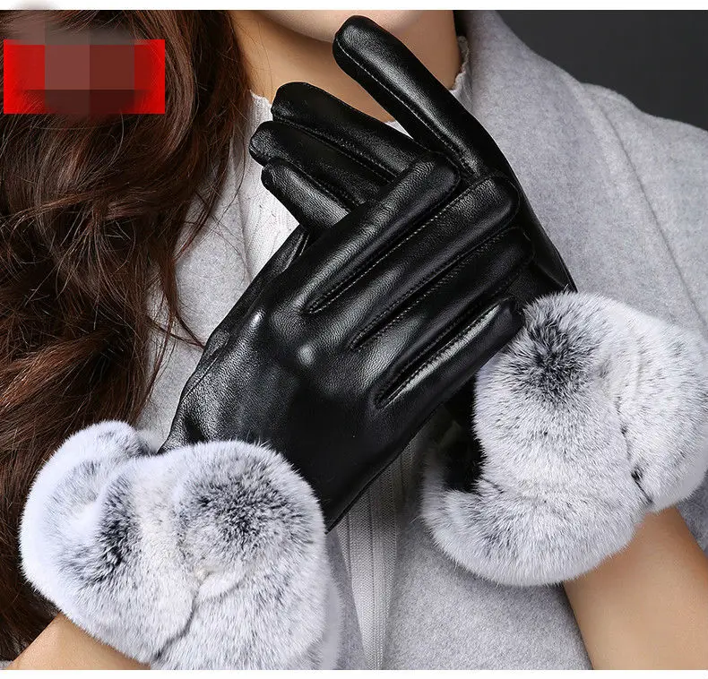 Female Touch Screen Winter Warm Wrist Gloves Women Rabbit Fur Female Gloves Causal Wrist Soft Covered Finger Velvet AA0034 
Female Touch Screen Winter Warm Wrist Gloves Women Rabbit Fur Female Gloves Causal Wrist Soft Covered Finger Velvet AA0034