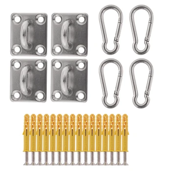 3pcs Sun Shade Sail Stainless Steel Hardware Kit Heavy Duty for M5 Square Sun Shade Sail
3pcs Sun Shade Sail Stainless Steel Hardware Kit Heavy Duty for M5 Square Sun Shade Sail