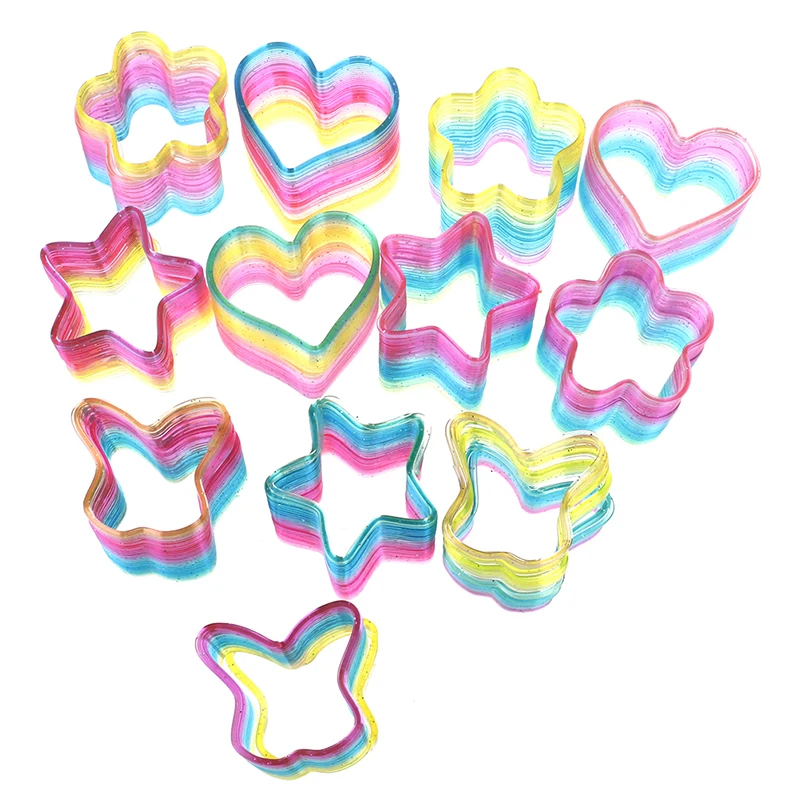 Rainbow Spring Fashion Toys Protean colorful Rainbow Circle Folding Plastic Spring Coil Children's Creative Educational Toys
Rainbow Spring Fashion Toys Protean colorful Rainbow Circle Folding Plastic Spring Coil Children's Creative Educational Toys