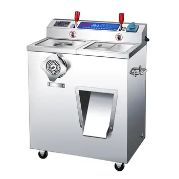 JQ-2 New Commercial Stainless Steel Desktop Minced Meat Large Dual-Use Slicer Meat Grinder