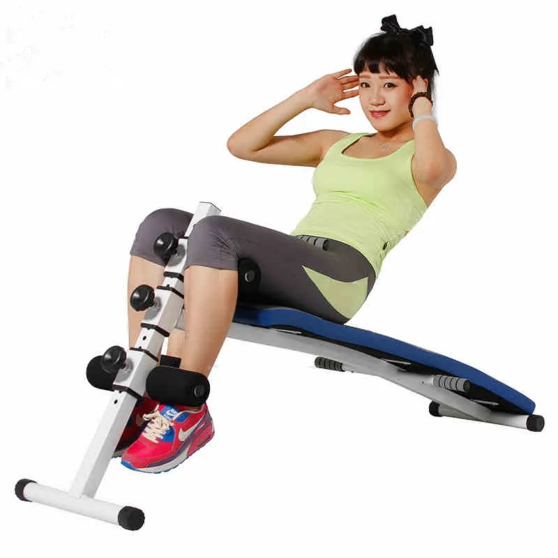 Image Kansoon Folding Abdominal Board Multifunctional Household Push Up Supine Board Adjustable Sit Up Bench Adult Fitness Training Eq