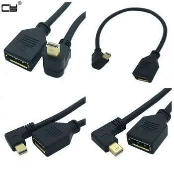 Up & Dwon & Left & Right 90 Degree Angled Thunderbolt Mini DisplayPort to DisplayPort Cable Mini DP male to DP female Cable 30cm
Up & Dwon & Left & Right 90 Degree Angled Thunderbolt Mini DisplayPort to DisplayPort Cable Mini DP male to DP female Cable 30cm