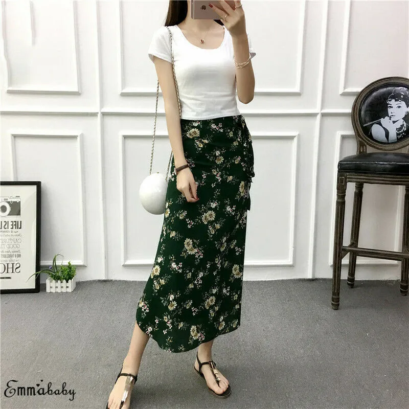 Vintage Leopard Boho Print Long Skirts Women High Waist Midi Skirt Bow Tie 2019 Summer Sexy Split Wrap Skirt Ladies Green Beach
Vintage Leopard Boho Print Long Skirts Women High Waist Midi Skirt Bow Tie 2019 Summer Sexy Split Wrap Skirt Ladies Green Beach