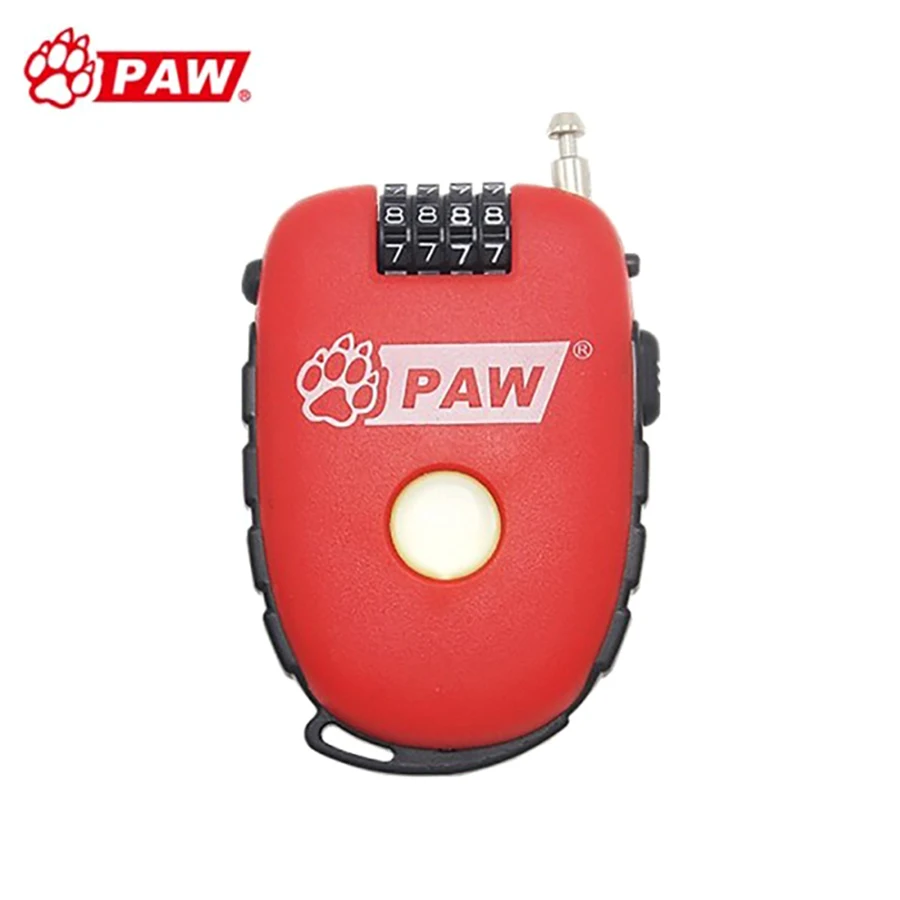 PAW mtb Road Bicycle helmet Lock Multi-application Bike Wheel Password Locks 4 Digit Code Security Key Anti-Theft Red Chain Lock
PAW mtb Road Bicycle helmet Lock Multi-application Bike Wheel Password Locks 4 Digit Code Security Key Anti-Theft Red Chain Lock
