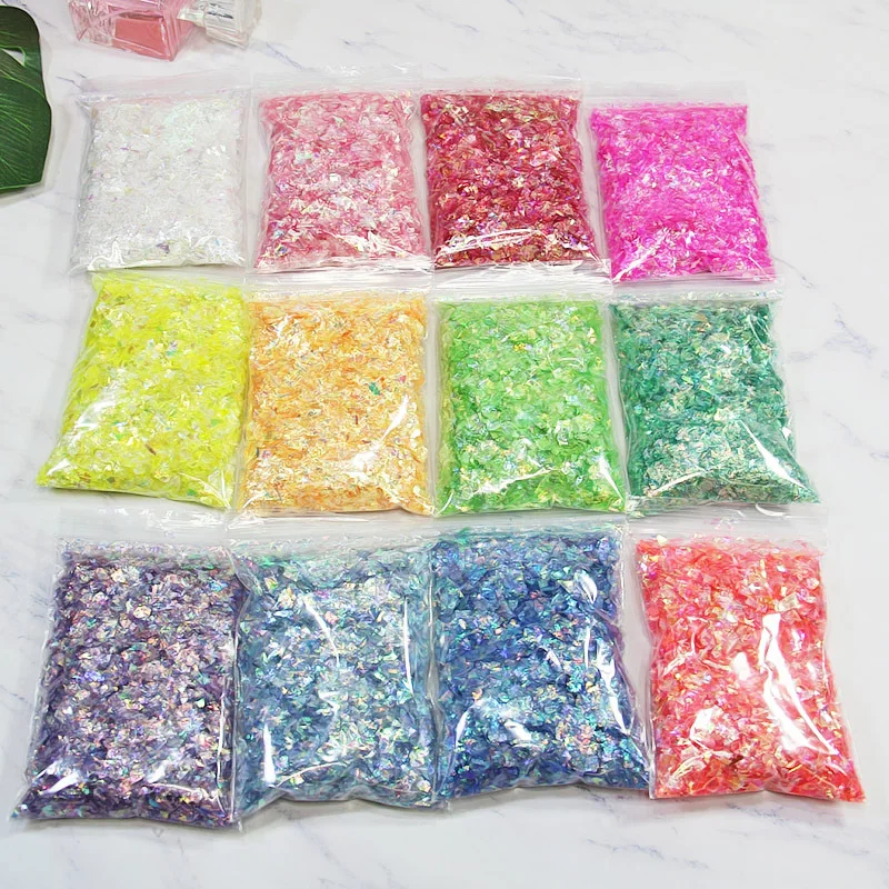 In Stock 20g DIY Slime Accessories Toy Filler Shell Paper Sugar Paper Glitter Powder For Crystal Clear Fluffy Slime Gift Toy
In Stock 20g DIY Slime Accessories Toy Filler Shell Paper Sugar Paper Glitter Powder For Crystal Clear Fluffy Slime Gift Toy