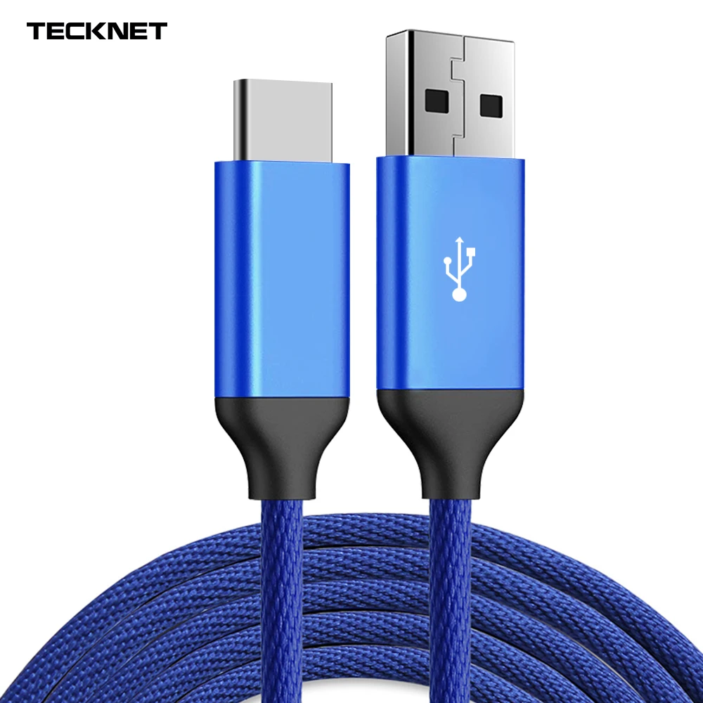 TeckNet USB Type C Cable For Samsung S10 S9 S8 A50 Xiaomi Redmi Note 7 Fast Charging USB-C Charger Mobile Phone USB Type-C Cable
TeckNet USB Type C Cable For Samsung S10 S9 S8 A50 Xiaomi Redmi Note 7 Fast Charging USB-C Charger Mobile Phone USB Type-C Cable